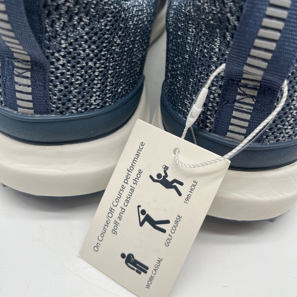 johnnie-O Mens Knit Range Runner 2.0 Blue Golf Shoes Size 12 Brand New - Picture 12 of 12